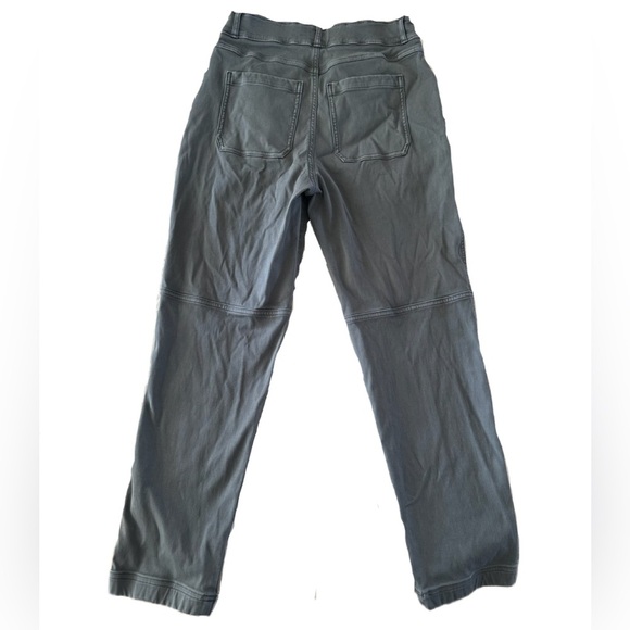 Spanx Stretch Twill Straight Leg Pant - Hazy Blue Grey - Women’s M - Picture 3 of 10